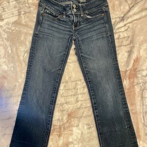 American Eagle Dark Blue Vintage 2000s Capris